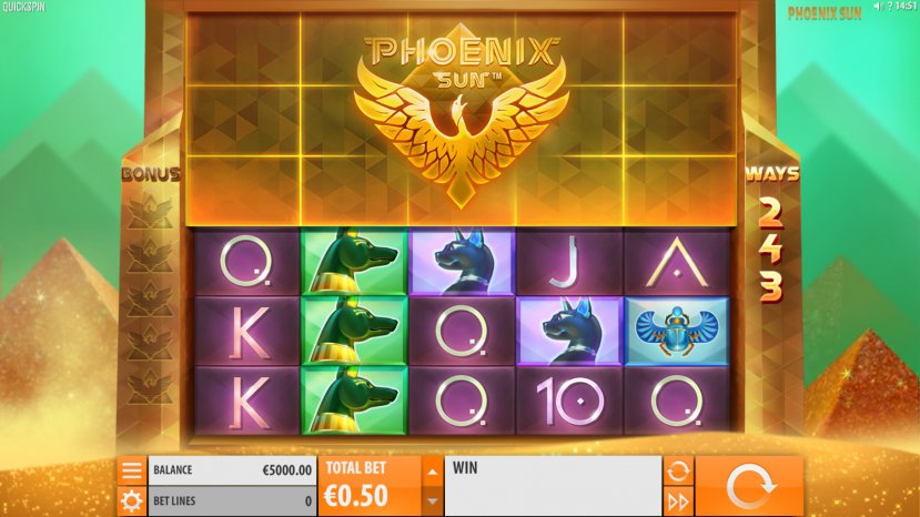 Игровой автомат «Phoenix Sun» в онлайн казино Вулкан Россия